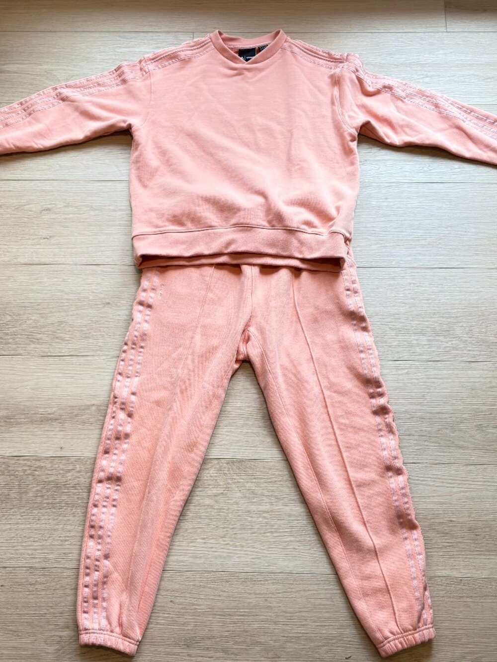 Adidas x Ivy Park Monogram Terry Tracksuit Set - Coral/Peach